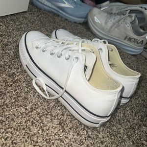 Women Platform Canvas Converse Low rise